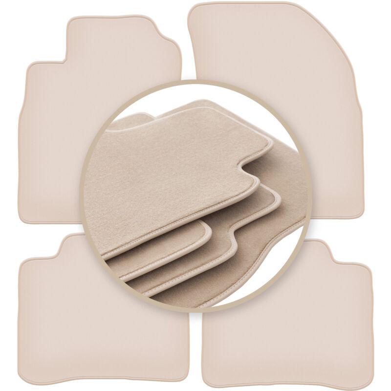 foto del prodotto tappetini beige premium per hyundai sonata iii berlina 1999 2005