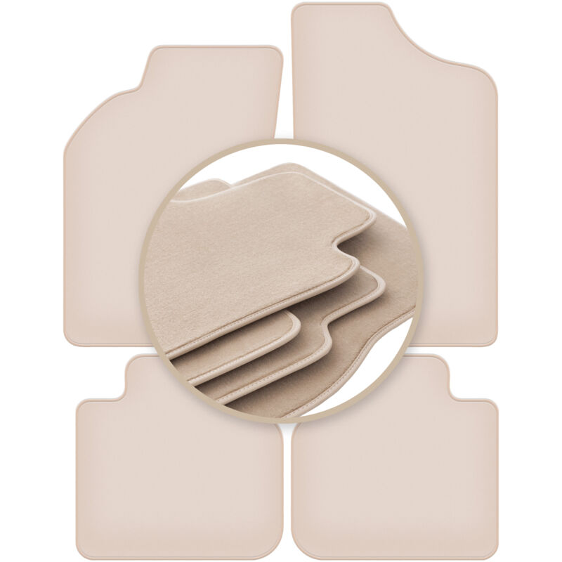 foto del prodotto tappetini premium beige per alfa romeo 155 berlina 1995 1999