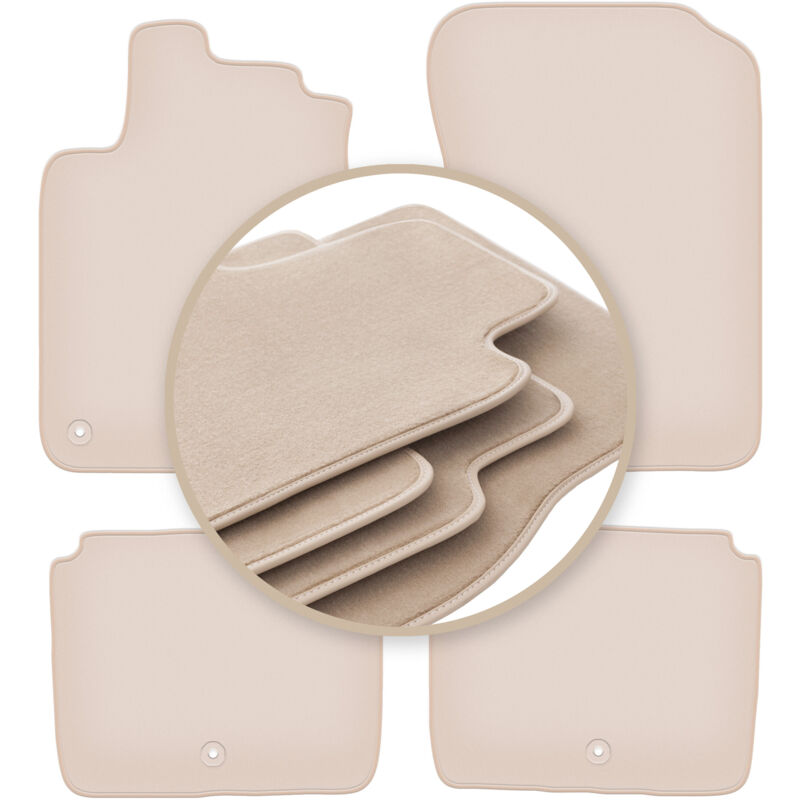 foto del prodotto tappetini premium beige per renault latitude berlina 2010 2015