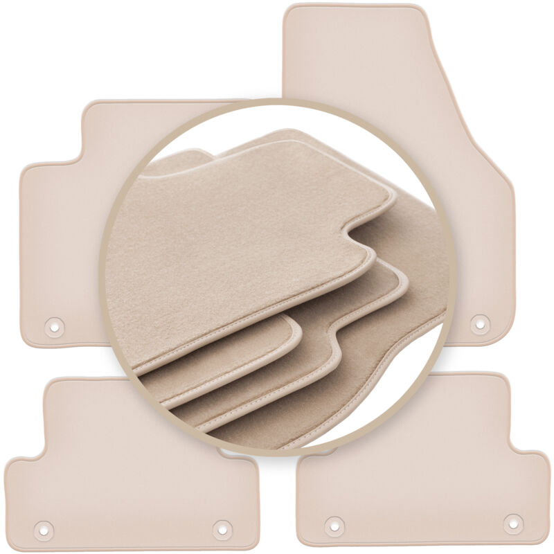 foto del prodotto tappetini beige premium per volvo v40 ii station wagon, cross country 2012 