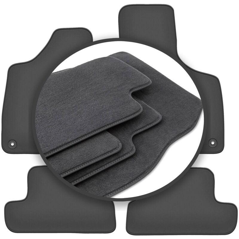 foto del prodotto tappetini auto premium per audi tt ii 8j cabrio, roadster, coup 2006 2014 