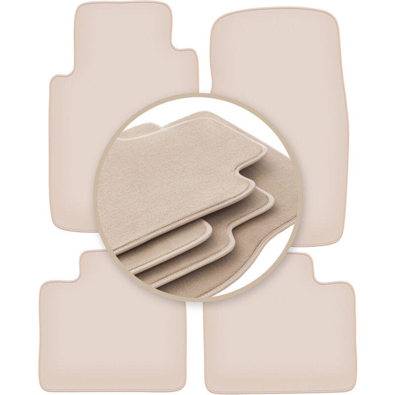 foto del prodotto tappetini premium beige per mitsubishi pajero ii off road 1991 1999