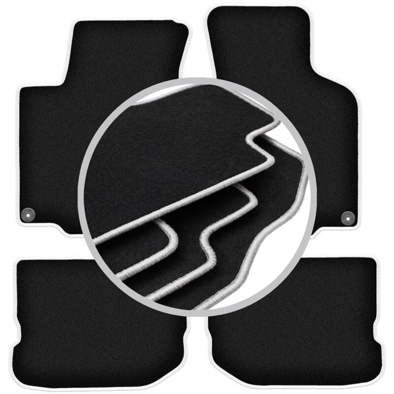 foto del prodotto tappetini auto carlux silver per volkswagen new beetle coup , cabrio 1997 2020 