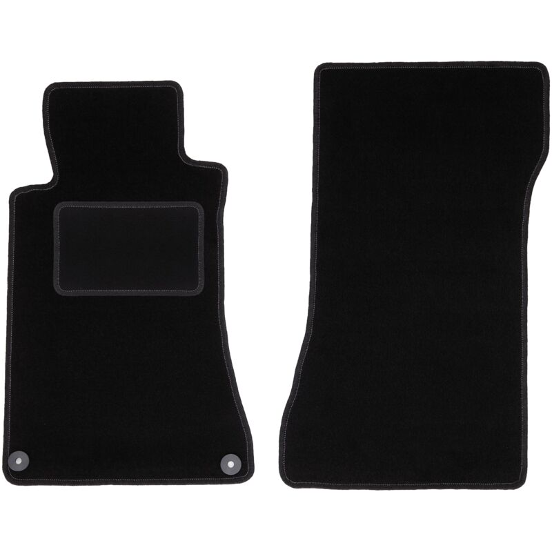 foto del prodotto tappetini anteriori neri per mercedes c w203 berlina, station wagon 2000 2008 