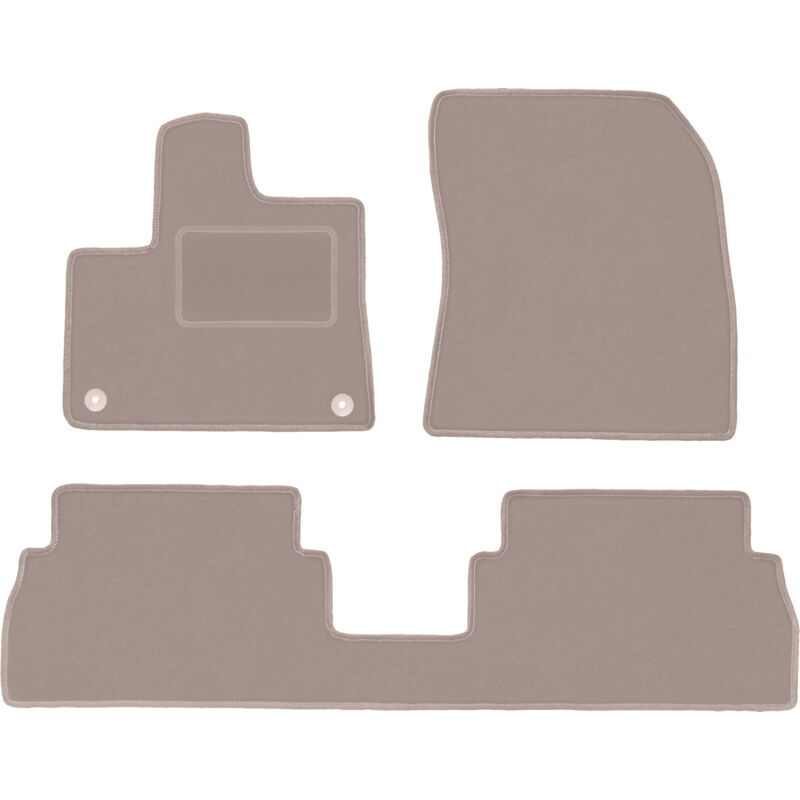foto del prodotto tappetini in velluto beige per toyota proace city kombivan 2018 