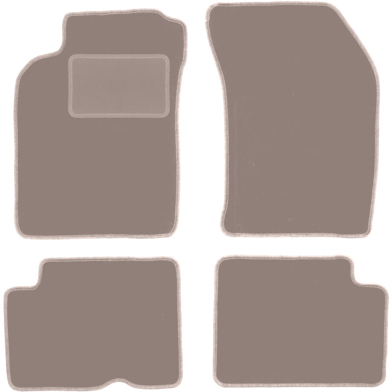 foto del prodotto tappetini in velluto beige per nissan almera n15 hatchback, berlina 1995 2000 
