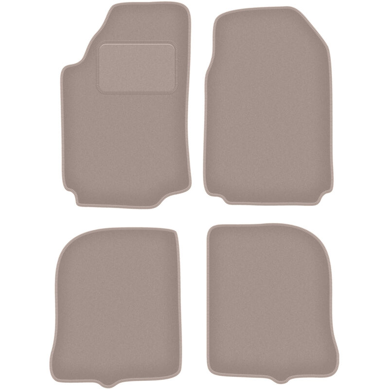 foto del prodotto tappetini in velluto beige per audi 100 c3 berlina, avant 1983 1991 