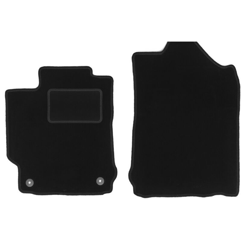 foto del prodotto tappetini anteriori neri per toyota camry viii xv50 berlina 2011 2018 
