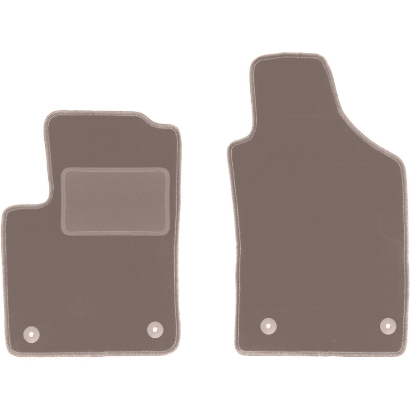 foto del prodotto tappetini anteriori beige per fiat 500 fl hatchback 2013 2019 