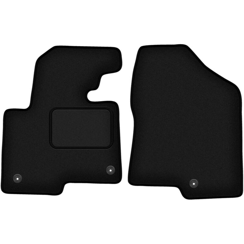 foto del prodotto tappetini anteriori neri per hyundai santafe iii 7 posti 2012 