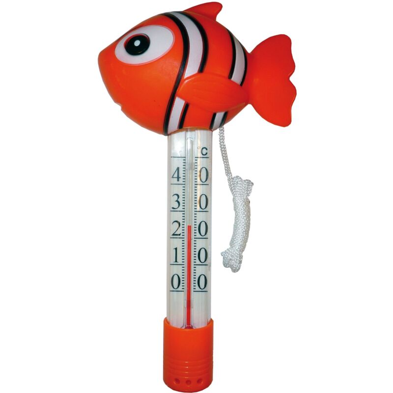 foto del prodotto termometro piscina pesce pagliaccio rosso