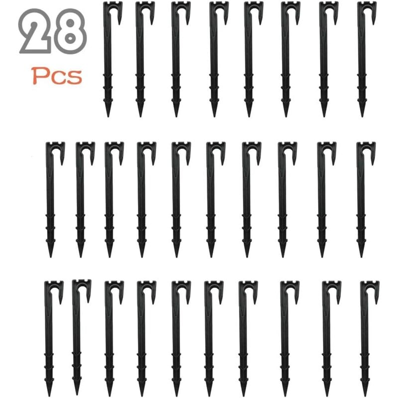 immagine 0 del prodotto kzq 28 pezzi picchetti per tubi flessibili, picchetti per tubi da giardino, picchetti per fissaggio tubi, picchetti per guida tubi, picchetti per
