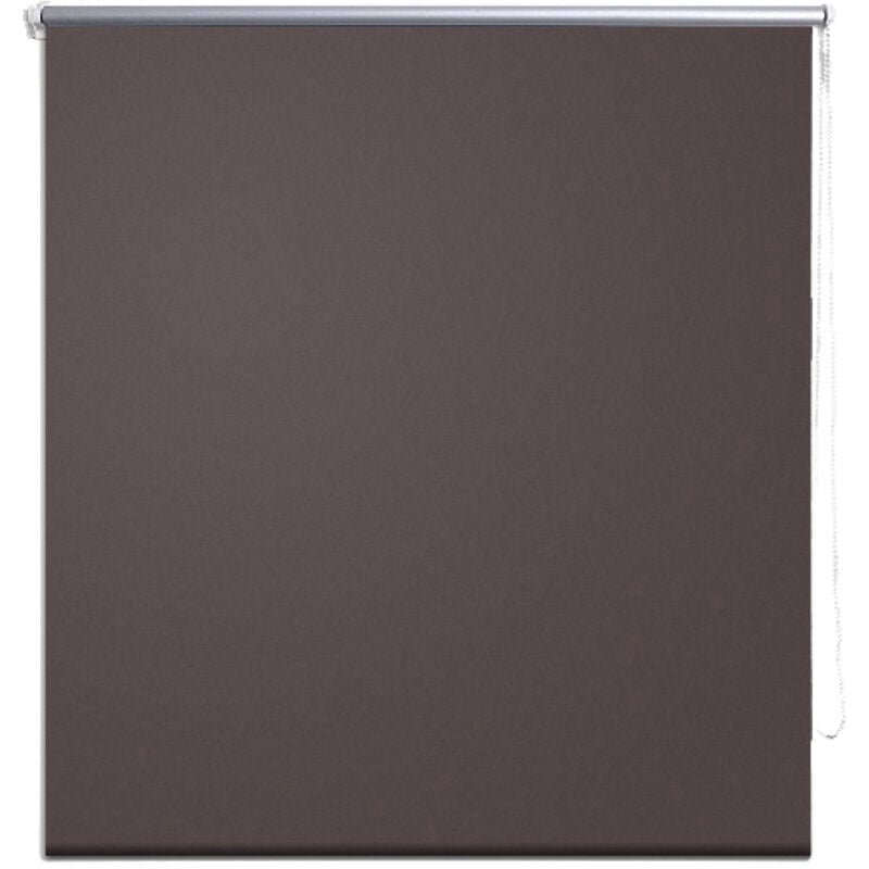 foto del prodotto tenda a rullo oscurante marrone 160 x 230 cm tenda per finestra frangivista tapparella