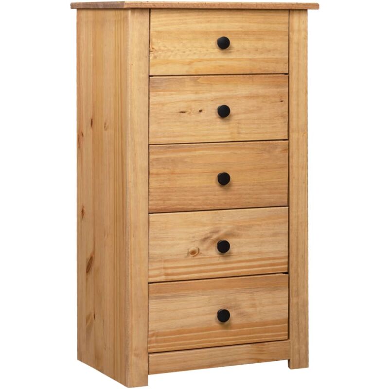 foto del prodotto credenza cassettiera cassettiera mobile contenitore organizer cucina soggiorno soggiorno 46 x 40 x 89 cm pino panama gamma marrone