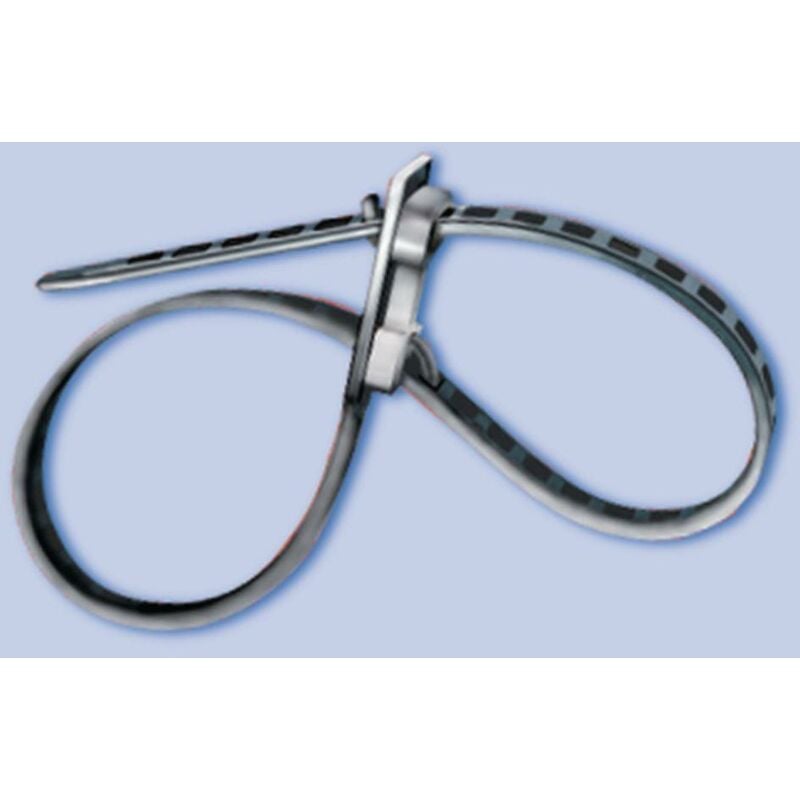 foto del prodotto hellermann tyton 12 fascette flessibili senza dentature 260x7mm 115 07270