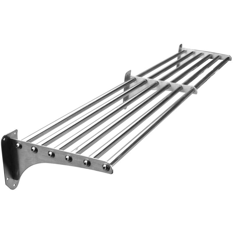 foto del prodotto 56212 56212 mensola tubolare inox. 250 x 1200 mm, metallo, argento, 250x1200 mm lacor