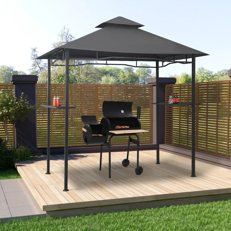 foto del prodotto prolenta premium furniture limited gazebo per barbecue 240x150x255 cm antracite