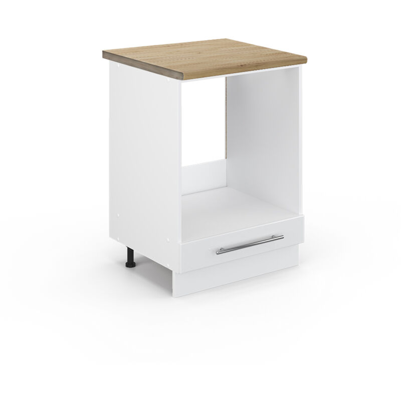 foto del prodotto mobile per forno da incasso fame line, bianco lucido, 60 cm , pl rovere vicco