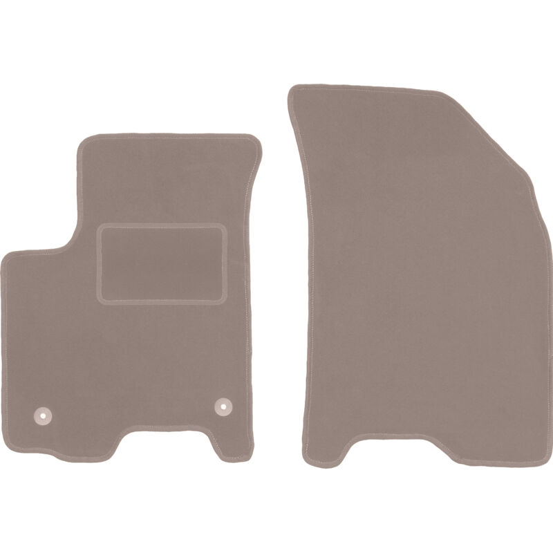 foto del prodotto tappetini anteriori beige per chevrolet aveo i t200 t250 hatchback, berlina 2002 2011 