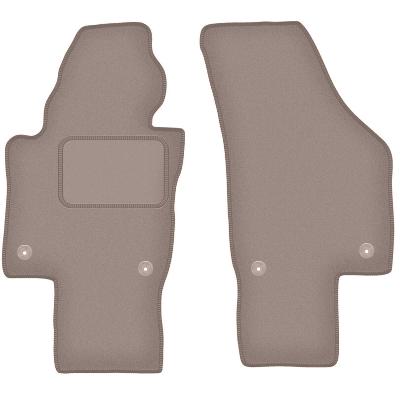 foto del prodotto tappetini anteriori beige per volkswagen passat b6 b7 usa berlina, station wagon 2005 2014 
