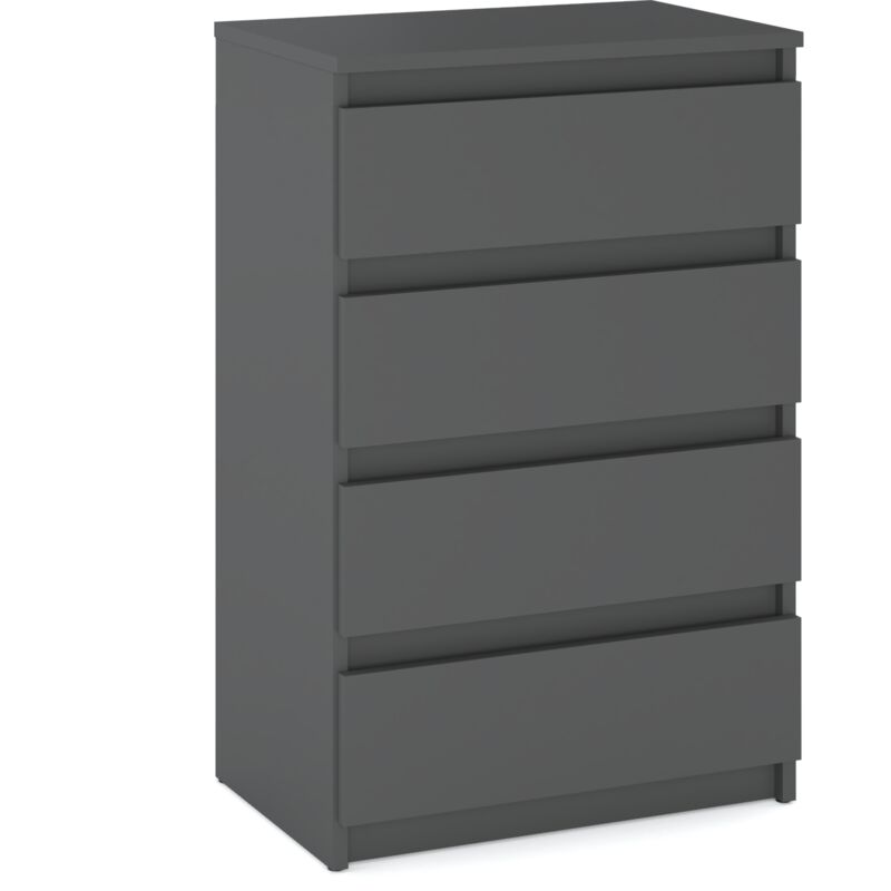 foto del prodotto cassettiera porta tv grigio opaco 60 cm mobile per soggiorno camera da letto