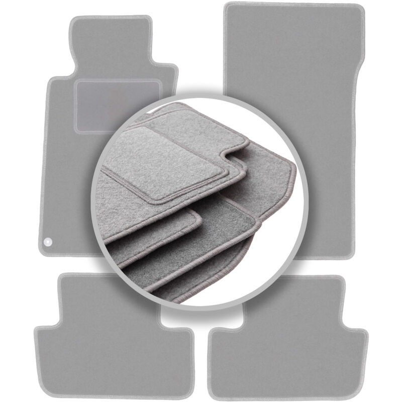 foto del prodotto tappetini grigi per auto mercedes clk w209 coup 1997 2009 