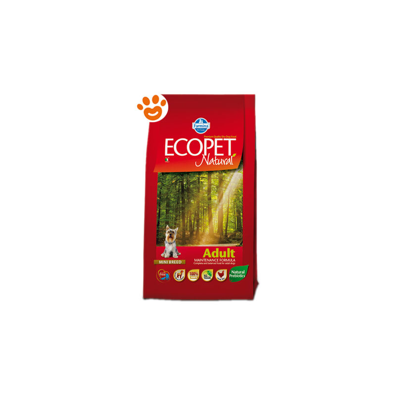 foto del prodotto ecopet natural dog adult mini pollo ecopet natural dog adult mini pollo sacco da 2,5 kg farmina