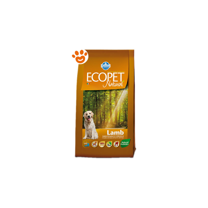 foto del prodotto ecopet natural dog adult medium agnello ecopet natural dog adult medium agnello sacco da 2,5 kg farmina