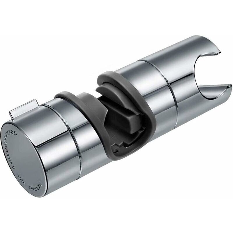 immagine 0 del prodotto supporto per doccetta intercambiabile, supporto per soffione doccia, diametro regolabile 18 25 mm, abs cromato argento 