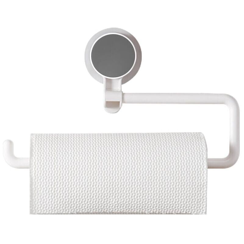 foto del prodotto portarotolo di carta da parete, organizer rotante per rotoli multifunzione, adesivo forte per cucina, bagno, soggiorno, ufficio