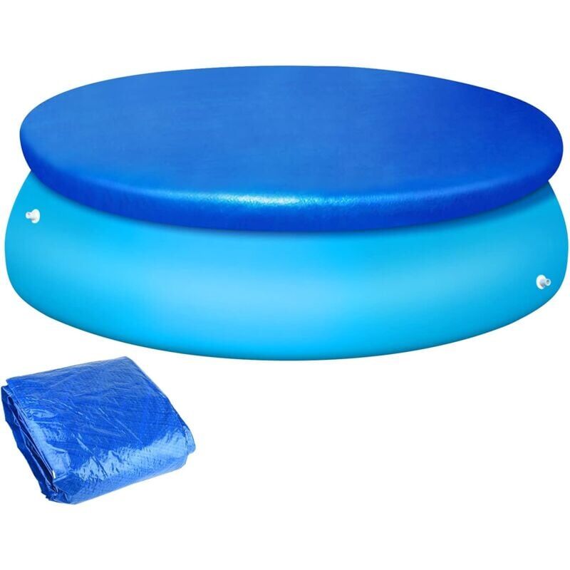 foto del prodotto copertura per piscina rotonda da 10 piedi, copertura protettiva antipolvere per piscina gonfiabile rotonda