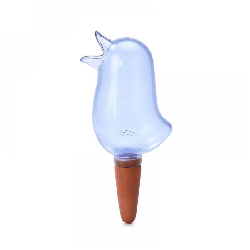 immagine 0 del prodotto snq blu 5 pezzi di picchetti autoirriganti, graziose piante di uccelli, picchetti di irrigazione automatici per piante da interno ed esterno e