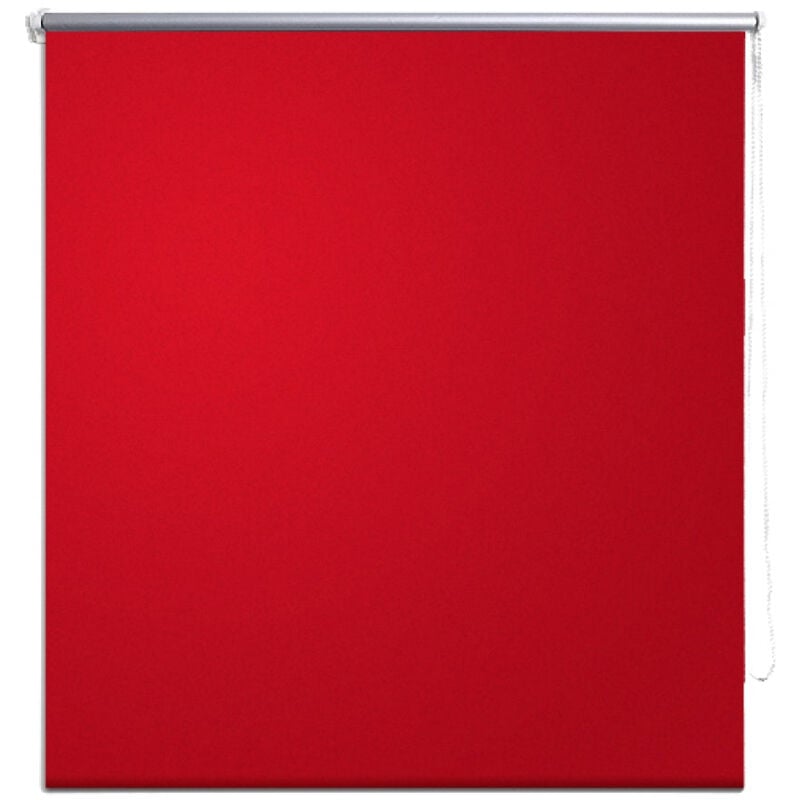 foto del prodotto tenda a rullo oscurante rossa 60 x 120 cm tenda per finestra frangivista tapparella