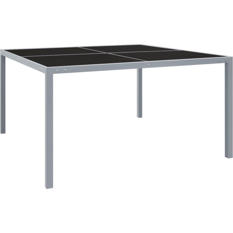 foto del prodotto prolenta premium furniture limited tavolo da giardino 130x130x72 cm grigio in