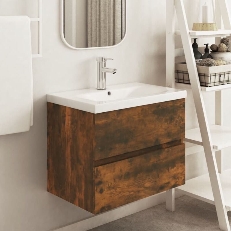 foto del prodotto furniture limited mobile lavabo rovere fumo 60x38,5x45 cm in