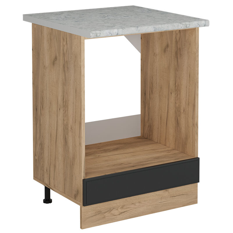 foto del prodotto mobile per forno da incasso r line, antracite casa di campagna, 60 cm pl marmo, vicco
