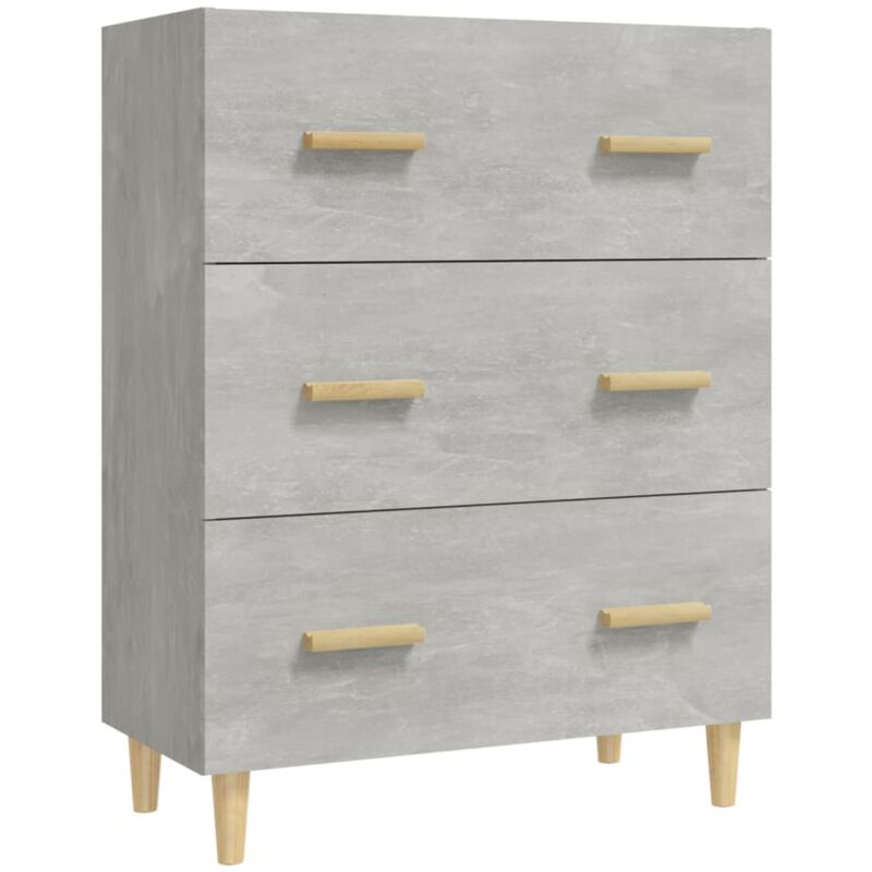 foto del prodotto credenza cassettiera cassettiera mobile contenitore organizer cucina soggiorno soggiorno 70 x 34 x 90 cm multistrato grigio