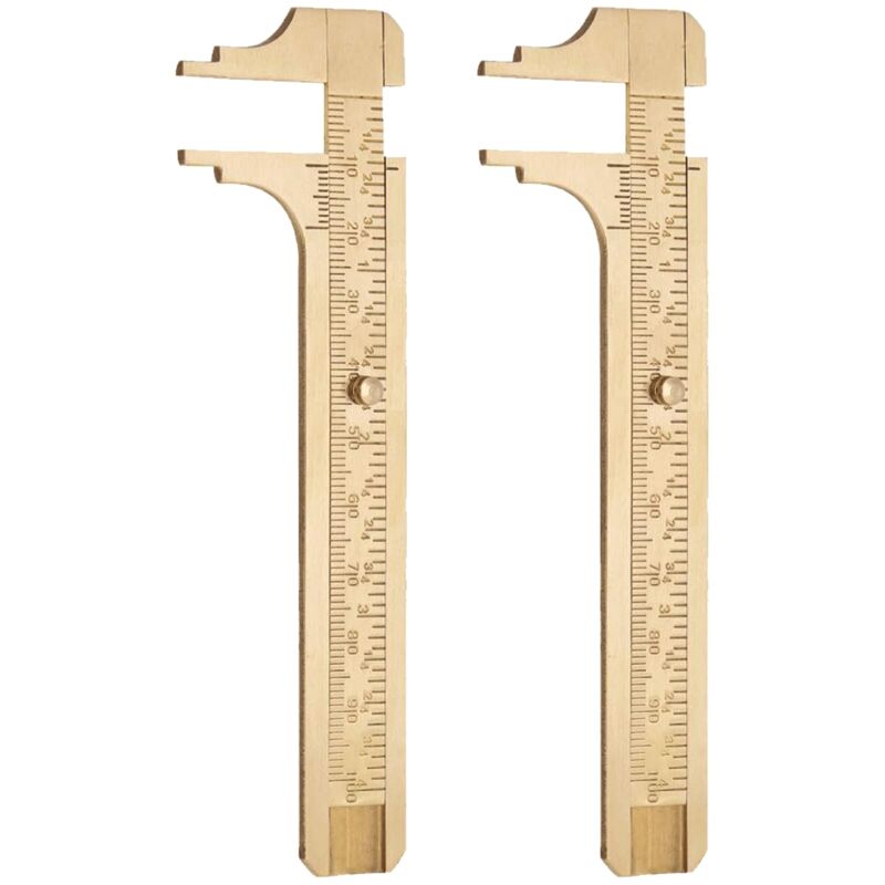 immagine 0 del prodotto bebusingoto strumenti di misurazione, calibro a corsoio tascabile, righello in ottone, calibro a corsoio in ottone, calibro a corsoio portatile,