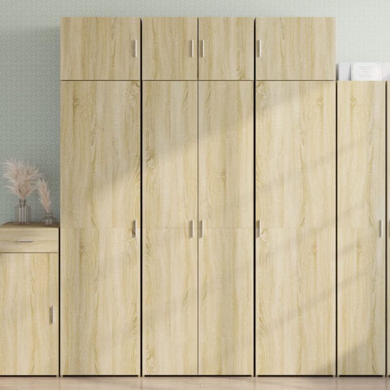 foto del prodotto armadietto rovere sonoma 70x42,5x225 cm in legno multistrato vidaxl