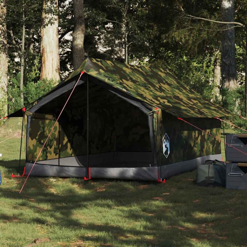 foto del prodotto vidaxl tenda da campeggio per 2 persone mimetica impermeabile