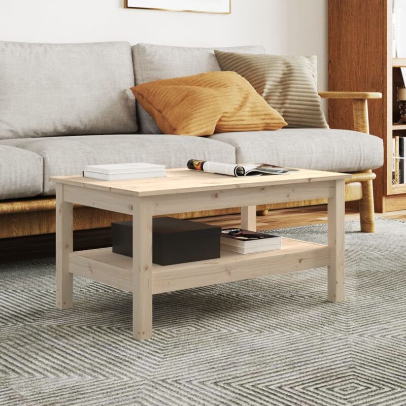 foto del prodotto vidaxl tavolino da salotto 80x50x40 cm legno massello di pino