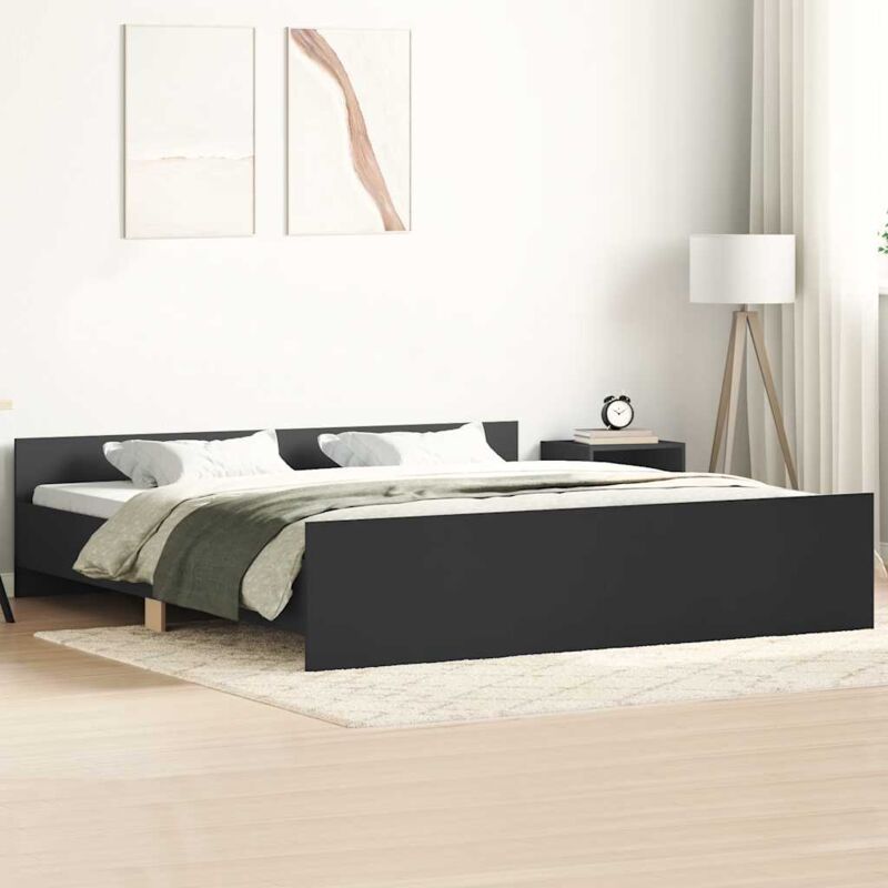 foto del prodotto furniture limited giroletto con testiera e pediera nero 200x200