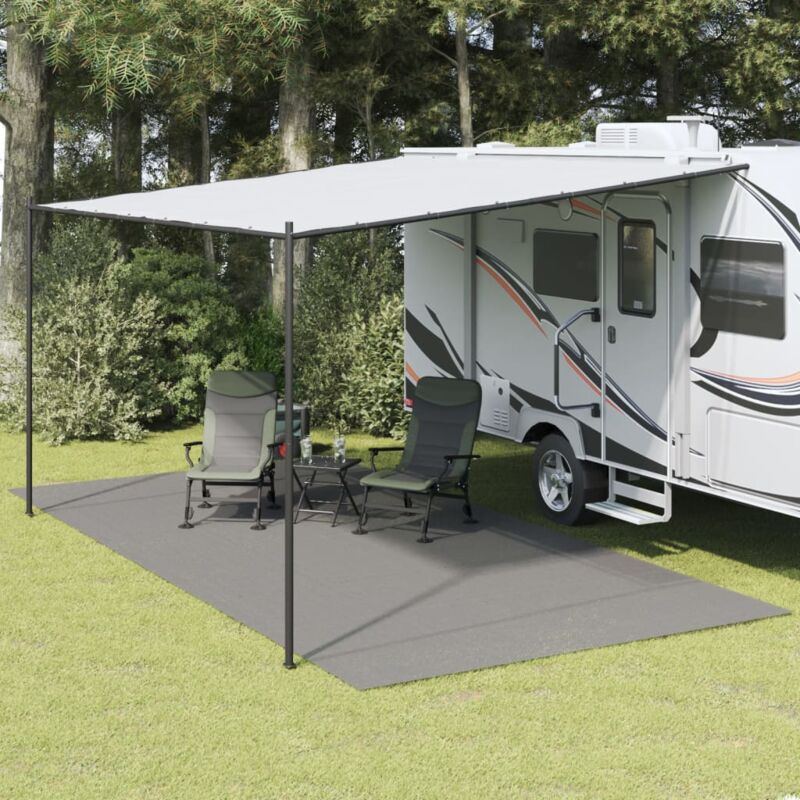 foto del prodotto vidaxl tappeto da tenda antracite 6x3 m