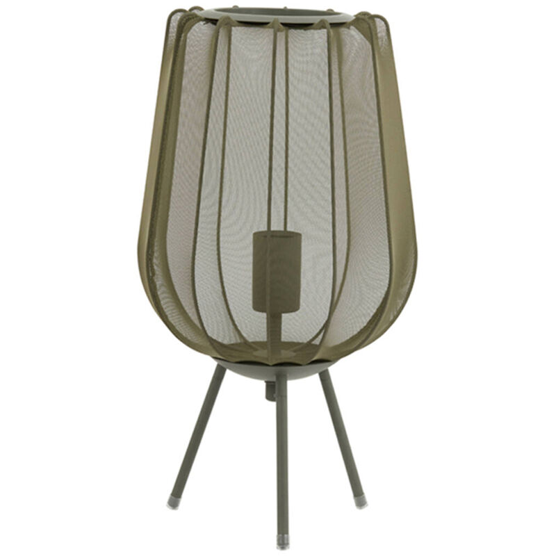 foto del prodotto light living lampada da tavolo plumeria verde 