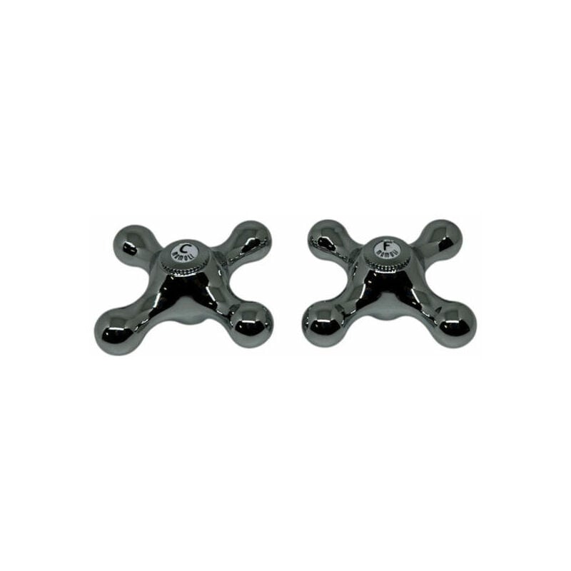 foto del prodotto mamoli ricambio coppia maniglia cromo per rubinetteria epoca v0200010e001
