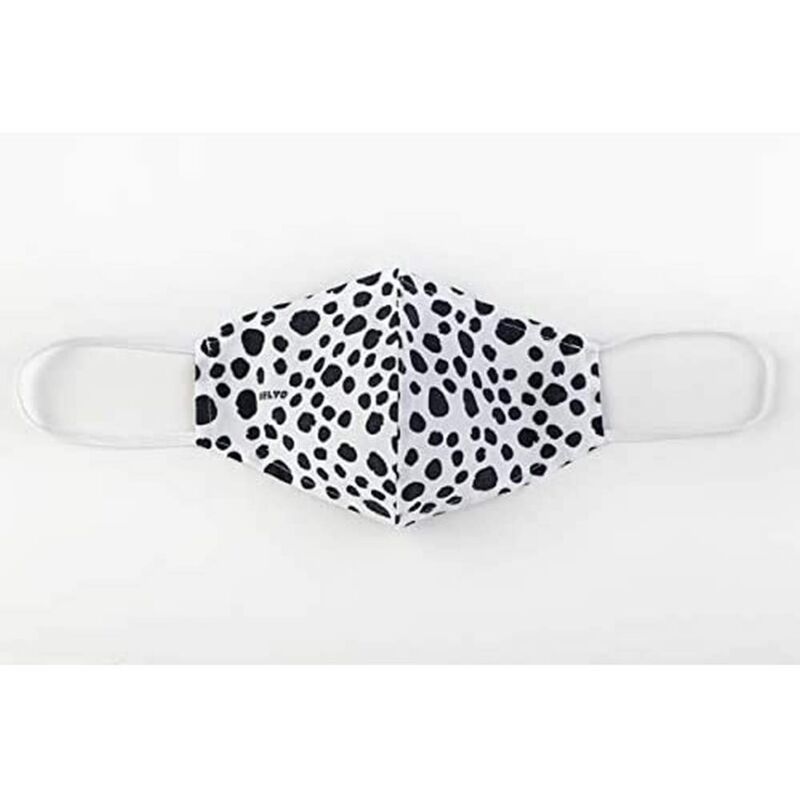 foto del prodotto dalmata maschera per adulti igienica riutilizzabile, omologata une 0065 bianca