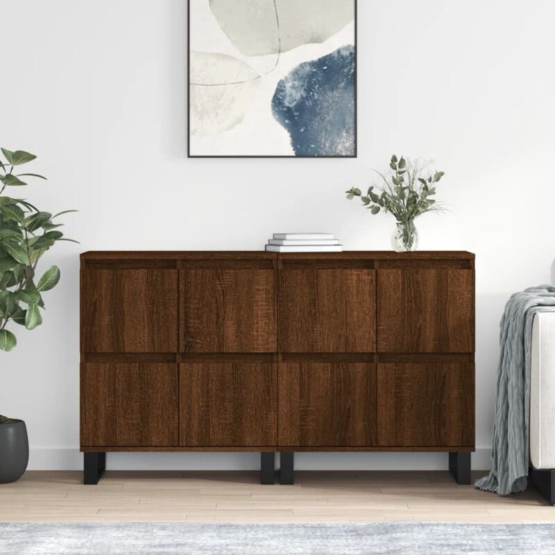 foto del prodotto maison exclusive furniture limited credenze 2 pz rovere marrone in legno