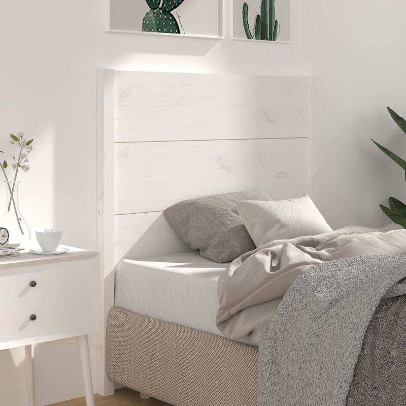 foto del prodotto furniture limited testiera per letto bianca 81x4x100 cm in