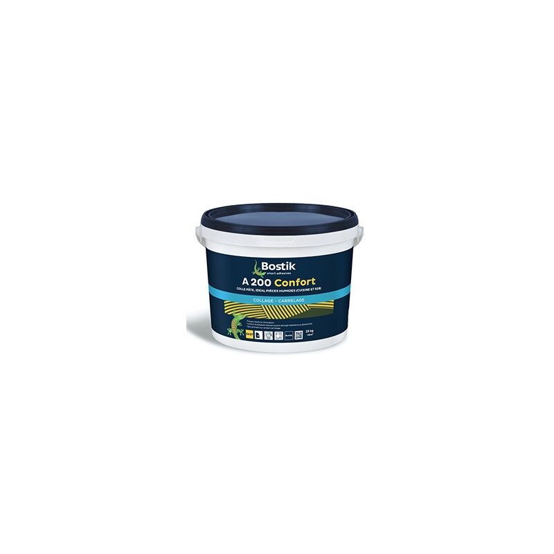 foto del prodotto adesivo in pasta bostik a 200 comfort secchio da 25 kg 30604263