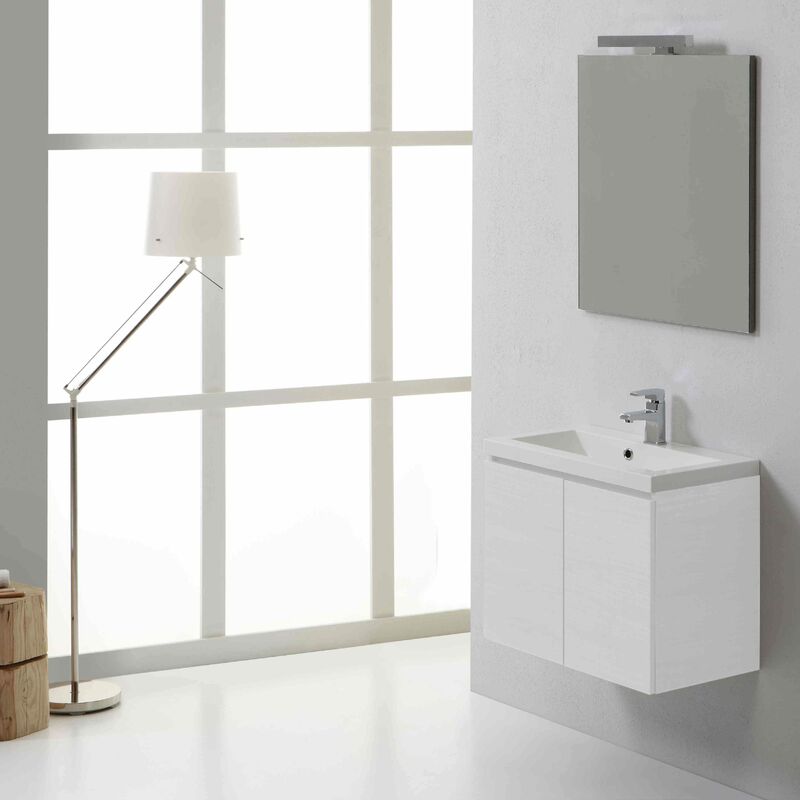 foto del prodotto kiamami valentina mobile bagno sospeso manhattan 60 cm bianco foresta